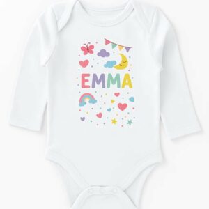 Body bebé manga larga